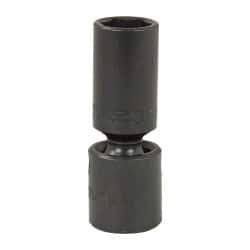 Proto - 1/2" Drive 3/4" Deep Universal Impact Socket - 6 Points, 3-1/2" OAL - Eagle Tool & Supply