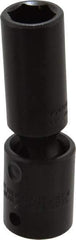 Proto - 1/2" Drive 15mm Deep Universal Impact Socket - 6 Points, 3-1/2" OAL - Eagle Tool & Supply