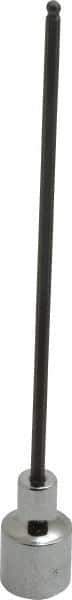 Blackhawk by Proto - 3/8" Drive, 1/8" Hex Bit Socket - 6" OAL, 5-1/4" Bit Length, Ball End - Eagle Tool & Supply
