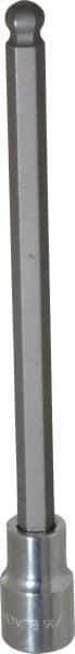 Blackhawk by Proto - 3/8" Drive, 5/16" Hex Bit Socket - 5-7/64" OAL, 5-23/64" Bit Length, Ball End - Eagle Tool & Supply