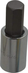 Blackhawk by Proto - 1/2" Drive, 9/16" Hex Bit Socket - 2-1/2" OAL, 2" Bit Length - Eagle Tool & Supply