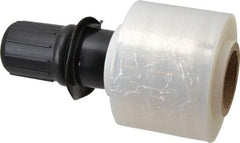 Stretch Associates - 3" x 1,000' 80 Gauge Clear Bundling Stretch Film with Dispenser - 4 Piece, 80 Gauge, Clear - Eagle Tool & Supply