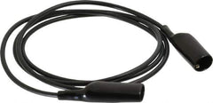 Pomona - Black Electrical Test Equipment Patch Cord - Use with Alligators Test Clips - Eagle Tool & Supply