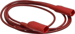 Pomona - Red Electrical Test Equipment Patch Cord - Use with Alligators Test Clips - Eagle Tool & Supply