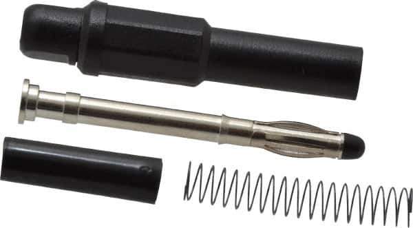 Pomona - Black Electrical Test Equipment Banana Plug - Eagle Tool & Supply