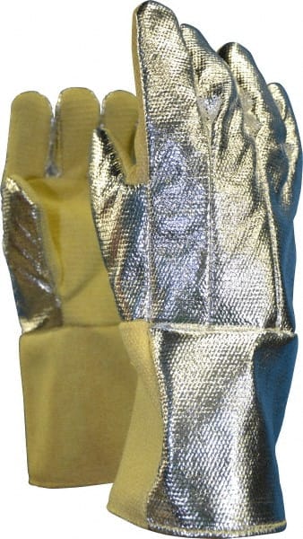 Steel Grip - Size Universal Wool Lined Aluminized Thermonol Welding Glove - Eagle Tool & Supply