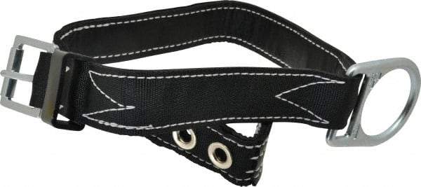 Miller - Size S, 31 to 39 Inch Waist, 1-3/4 Inch Wide, Single D Ring Style Body Belt - Nylon Webbing, Tongue Buckle Connection - Eagle Tool & Supply