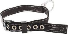 Miller - Size M, 35 to 43 Inch Waist, 1-3/4 Inch Wide, Single D Ring Style Body Belt - Nylon Webbing, Tongue Buckle Connection - Eagle Tool & Supply