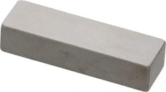 Mitutoyo - 0.25" Rectangular Steel Gage Block - Accuracy Grade 0, Includes Certificate of Inspection - Eagle Tool & Supply