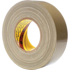 3M - 54.8m x 48mm x 11.7 mil Olive Green Polyethylene Cloth Duct Tape - Eagle Tool & Supply
