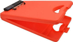 Saunders - 16 Inch Long x 10 Inch Wide x 2-5/8 Inch High, Clip Board - Orange - Eagle Tool & Supply