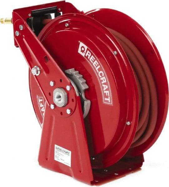 Reelcraft - 50' Spring Retractable Hose Reel - 300 psi, Hose Included - Eagle Tool & Supply