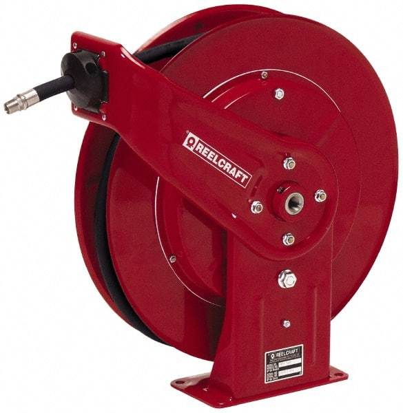 Reelcraft - 50' Spring Retractable Hose Reel - 4,800 psi, Hose Included - Eagle Tool & Supply