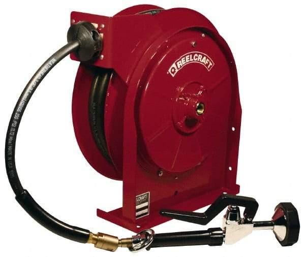 Reelcraft - 35' Spring Retractable Hose Reel - 250 psi, Hose Included - Eagle Tool & Supply