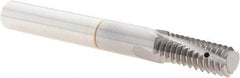 Vargus - 3/8-16, 3/4-16 UNC, UNF, 0.301" Cutting Diam, 3 Flute, Solid Carbide Helical Flute Thread Mill - Internal Thread, 0.781" LOC, 2.402" OAL, 5/16" Shank Diam - Eagle Tool & Supply