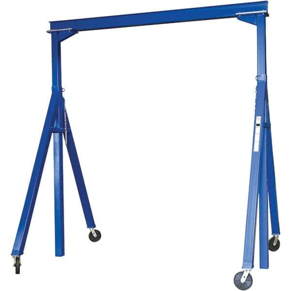 Vestil - 6,000 Lb Load Capacity, Steel Gantry Crane - Eagle Tool & Supply