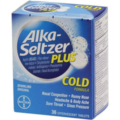 Medique - Original Flavor Alka Seltzer Tablets - Cold & Allergy Relief - Eagle Tool & Supply