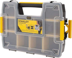 Stanley - 11-39/64" Wide x 2-15/64" High x 8-39/64" Deep, SortMaster Light - Plastic Frame, 10 Compartments - Eagle Tool & Supply
