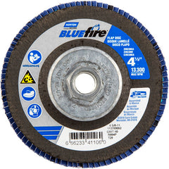 ‎4-1/2 × 5/8 - 11″ BlueFire Fiberglass Conical Flap Disc Type 29 P80 Grit R884V1 Zirconia Alumina - Eagle Tool & Supply