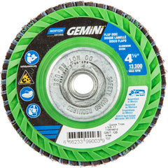 ‎4-1/2 × 5/8 - 11″ Gemini Plastic Flat Flap Disc Type 27 P120 Grit R766 Zirconia Alumina - Eagle Tool & Supply