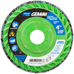 ‎4-1/2 × 7/8″ Gemini Plastic Flat Flap Disc Type 27 P120 Grit R766 Zirconia Alumina - Eagle Tool & Supply