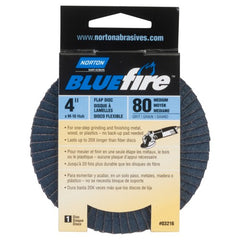 4″ × 5/8″ Flap Disc BlueFire Type 29 Fiberglass Plate 80 Grit - Eagle Tool & Supply