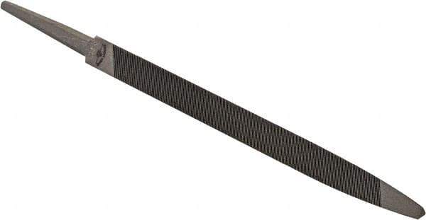 Value Collection - 5" Long, Taper American-Pattern File - Single Cut, 1/4" Overall Thickness, Tang - Eagle Tool & Supply