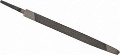 Value Collection - 4" Long, Taper American-Pattern File - Single Cut, 0.21" Overall Thickness, Tang - Eagle Tool & Supply