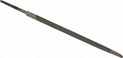 Value Collection - 5.27" Long, Taper American-Pattern File - Single Cut, 0.16" Overall Thickness, Tang - Eagle Tool & Supply