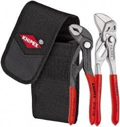 Knipex - 2 Piece Pipe Wrench & Water Pump Plier Set - Comes in Belt Pack - Eagle Tool & Supply