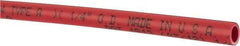 Eaton - 0.17" ID x 1/4" OD, 0.04" Wall Thickness, Cut to Length (1000' Standard Length) Thermoplastic Tube - Red, 1200 Max psi - Eagle Tool & Supply