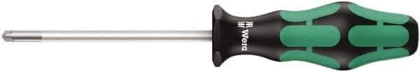 Wera - 4" Blade Length Tri-Point Screwdriver - 8" OAL - Eagle Tool & Supply