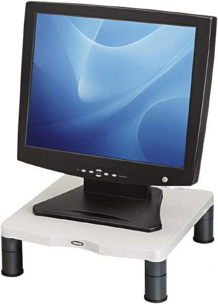 FELLOWES - Platinum & Graphite Monitor Riser - Use with 21" Monitors - Eagle Tool & Supply