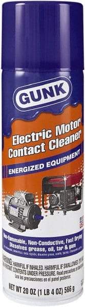 Gunk - Tetrachloroethylene Electrical Cleaner - 22 oz Aerosol Can - Eagle Tool & Supply