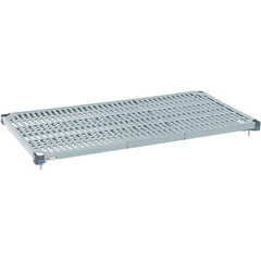 Metro - 42" Wide, 1-1/2" High, Open Shelving Shelf - Polymer, 24" Deep, Use with Metro Max Q - Eagle Tool & Supply