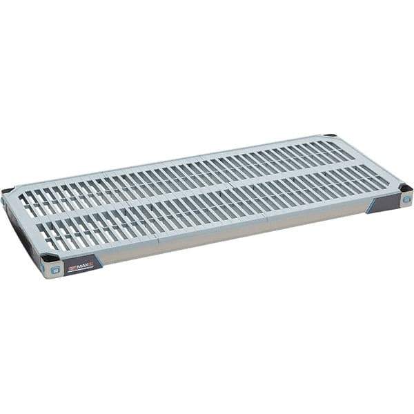 Metro - 42" Wide, 1-1/2" High, Open Shelving Shelf - Polymer, 18" Deep, Use with Metro Max I - Eagle Tool & Supply