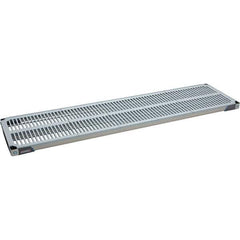Metro - 72" Wide, 1-1/2" High, Open Shelving Shelf - Polymer, 18" Deep, Use with Metro Max I - Eagle Tool & Supply