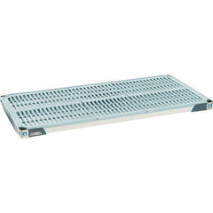 Metro - 48" Wide, 1-1/2" High, Open Shelving Polymer Shelf - Polymer, 24" Deep, Use with Metro Max I - Eagle Tool & Supply