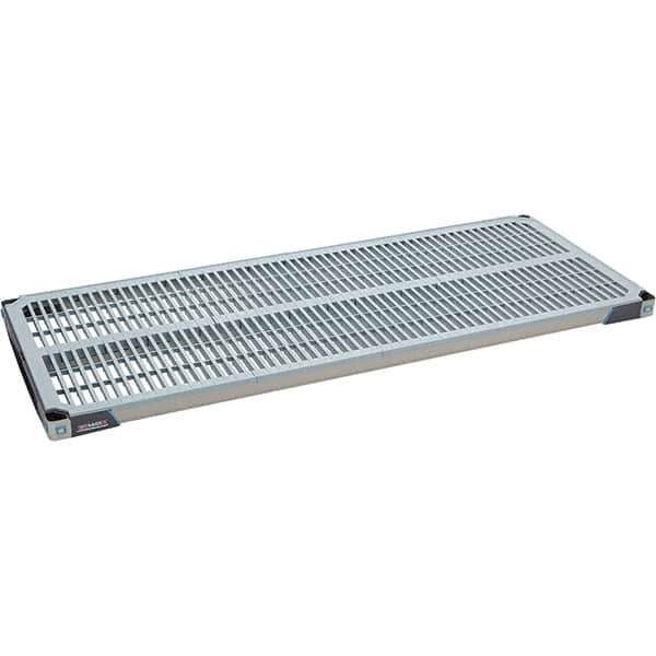 Metro - 60" Wide, 1-1/2" High, Open Shelving Polymer Shelf - Polymer, 24" Deep, Use with Metro Max I - Eagle Tool & Supply