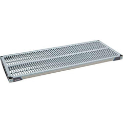 Metro - 60" Wide, 1-1/2" High, Open Shelving Polymer Shelf - Polymer, 24" Deep, Use with Metro Max I - Eagle Tool & Supply
