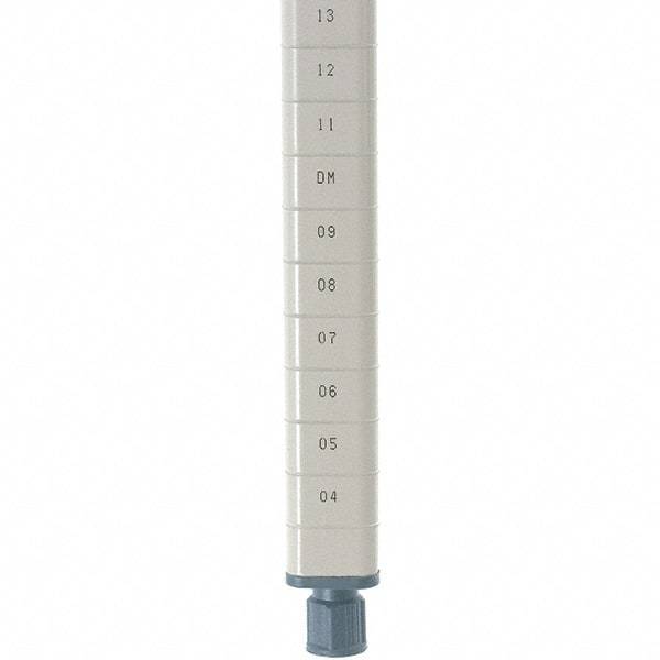 Metro - 13" High, Open Shelving Post - Steel with Epoxy Coating, Use with Metro Max Q Shelves - Eagle Tool & Supply