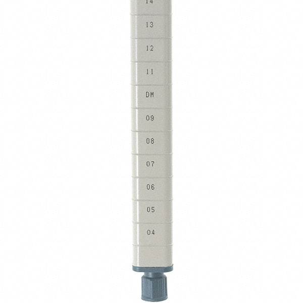 Metro - 86" High, Open Shelving Post - Steel with Epoxy Coating, Use with Metro Max Q Shelves - Eagle Tool & Supply