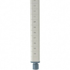 Metro - 86" High, Open Shelving Post - Steel with Epoxy Coating, Use with Metro Max Q Shelves - Eagle Tool & Supply
