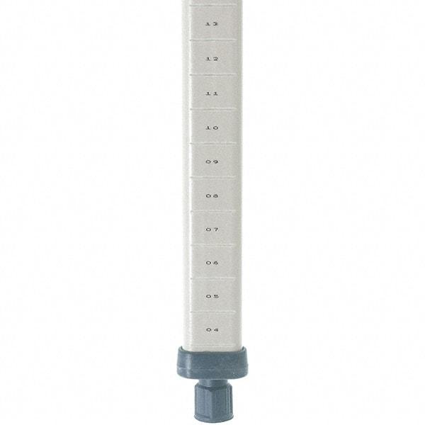 Metro - 13" High, Open Shelving Post - Polymer, Use with Metro Max I Shelving - Eagle Tool & Supply