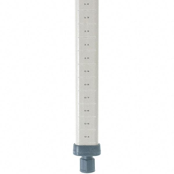 Metro - 33" High, Open Shelving Post - Polymer, Use with Metro Max I Shelving - Eagle Tool & Supply