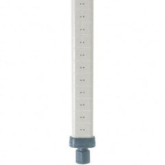 Metro - 74" High, Open Shelving Post - Polymer, Use with Metro Max I Shelving - Eagle Tool & Supply