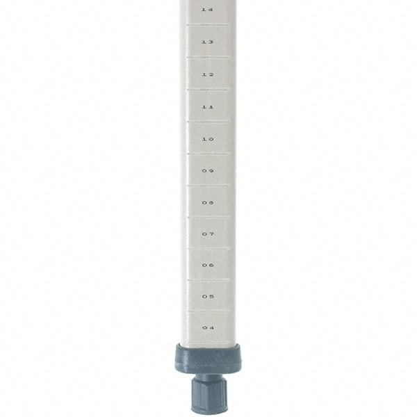 Metro - 86" High, Open Shelving Post - Polymer, Use with Metro Max I Shelving - Eagle Tool & Supply