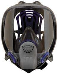 3M - Series FF-400, Size L Full Face Respirator - 6-Point Suspension, Bayonet Connection - Eagle Tool & Supply