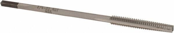 Hertel - 1/2" 135° High Speed Steel Jobber Drill - TiAlN Finish, Right Hand Cut, Spiral Flute, Straight Shank, 6" OAL, Split Point - Eagle Tool & Supply