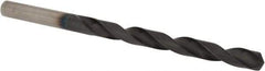 Hertel - 7/16" 135° High Speed Steel Jobber Drill - TiCN Finish, Right Hand Cut, Spiral Flute, Straight Shank, 5-1/2" OAL, Split Point - Eagle Tool & Supply
